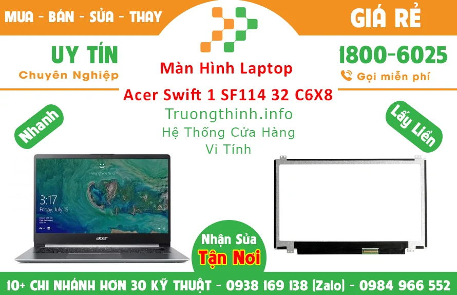 Màn Hình Laptop Acer Swift 1 Sf114 3 C6X8 Chính Hãng Giá Rẻ