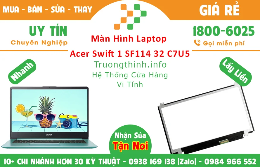 Màn Hình Laptop Acer Swift 1 Sf114 32 C7U5 Chính Hãng Giá Rẻ