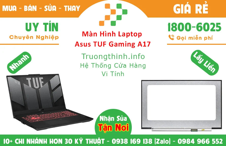 Màn Hình Laptop Asus Tuf Gaming A17 Chính Hãng