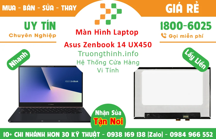 Màn Hình Laptop Asus Zenbook 14 UX450 Chính Hãng