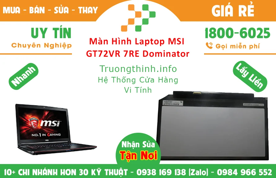 Địa chỉ bán màn hình Laptop Msi GT72VR 7RE Dominator