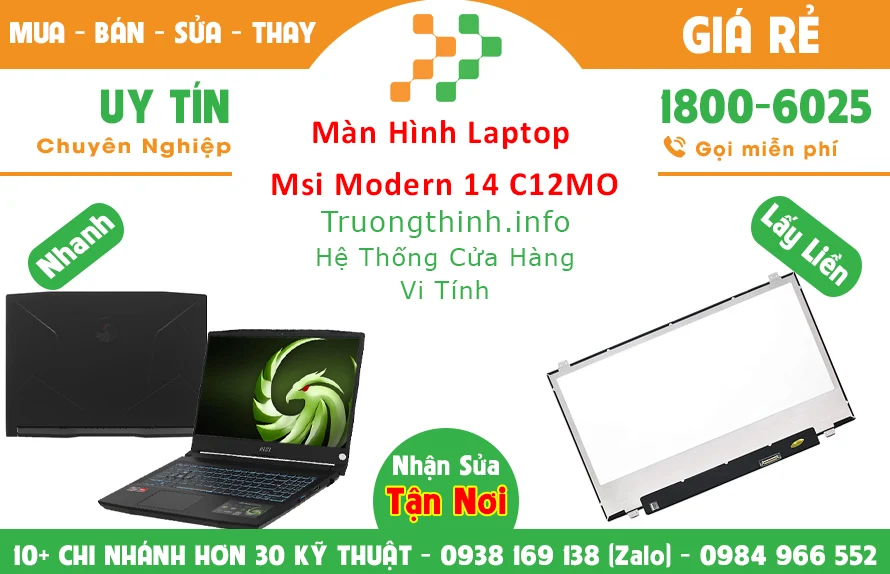 Lcd Laptop Msi Modern 14 C12MO Chính Hãng Giá Rẻ