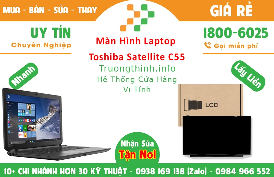 Màn Hình Laptop Toshiba Satellite C55 Chính Hãng