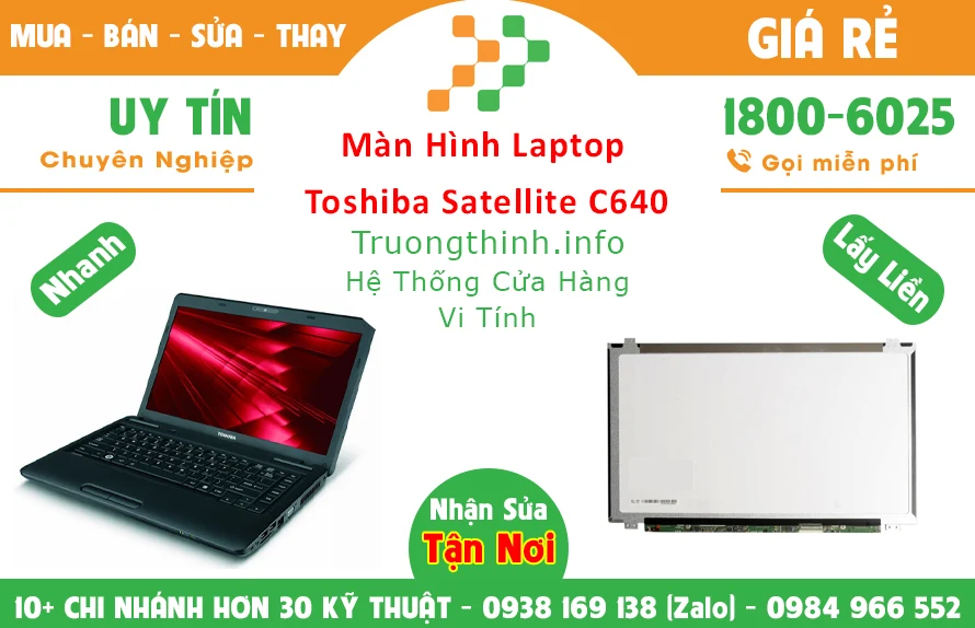 Màn Hình Laptop Toshiba Satellite C640 Chính Hãng