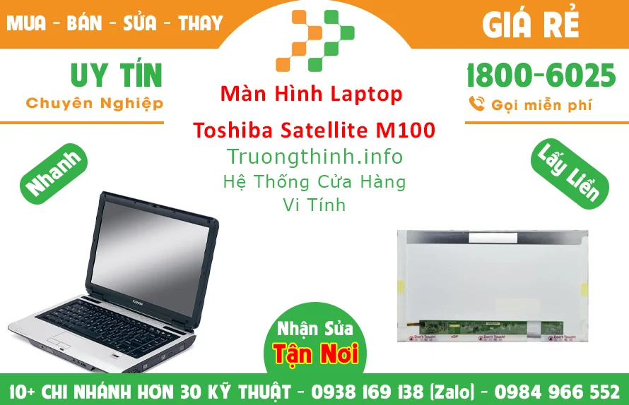 Màn Hình Laptop Toshiba Satellite M100 Chính Hãng