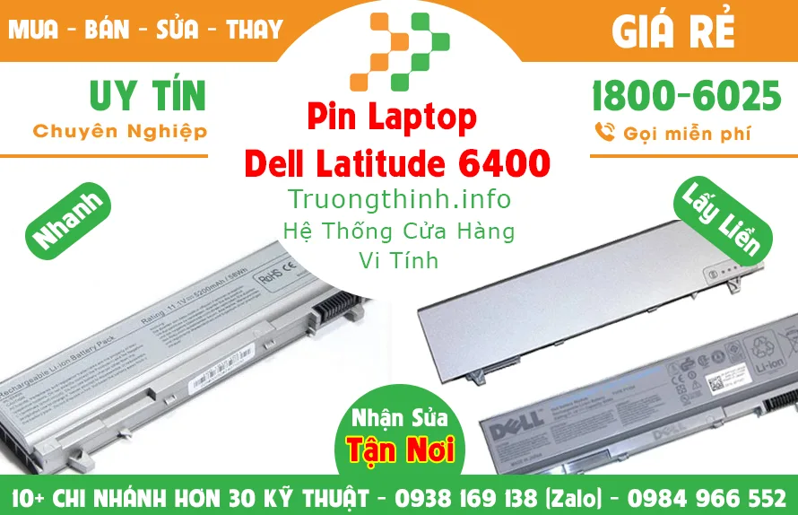 Mua Bán Pin Laptop Dell Latitude 6400 Giá Rẻ | Vi Tính Trường Thịnh