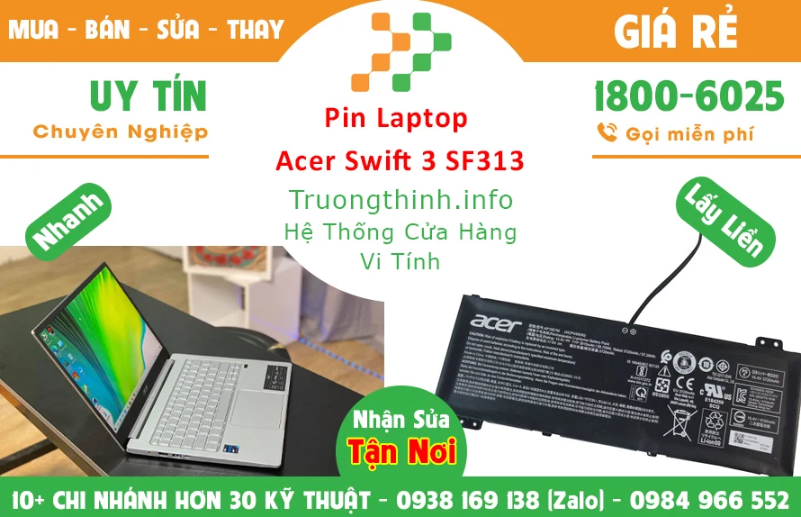 Bán Pin Laptop Acer Swift 3 SF315