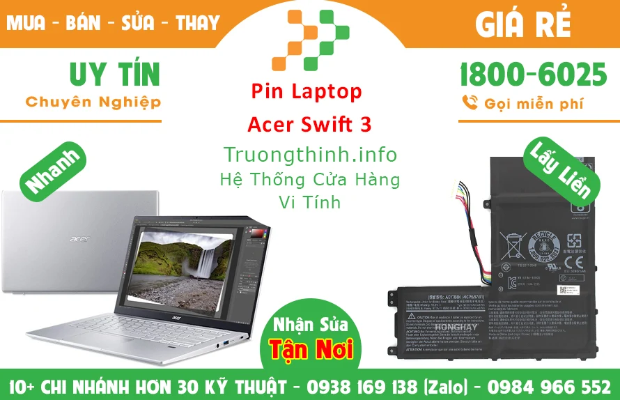 Bán Pin Laptop Acer Swift 3