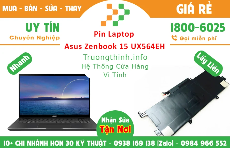 Pin Laptop Asus Zenbook 14 ux450 Chính Hãng