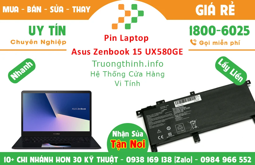 Pin Laptop Asus Zenbook 14 ux450 Chính Hãng