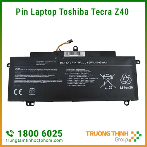 Pin Laptop Toshiba Tecra Z40 - Pin Mới Bảo Hành Đến 12 Tháng