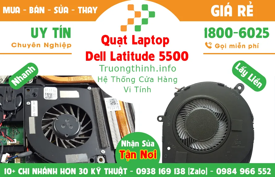 Quạt Laptop Dell Latitude 5500 Giá Rẻ | Vi Tính Trường Thịnh