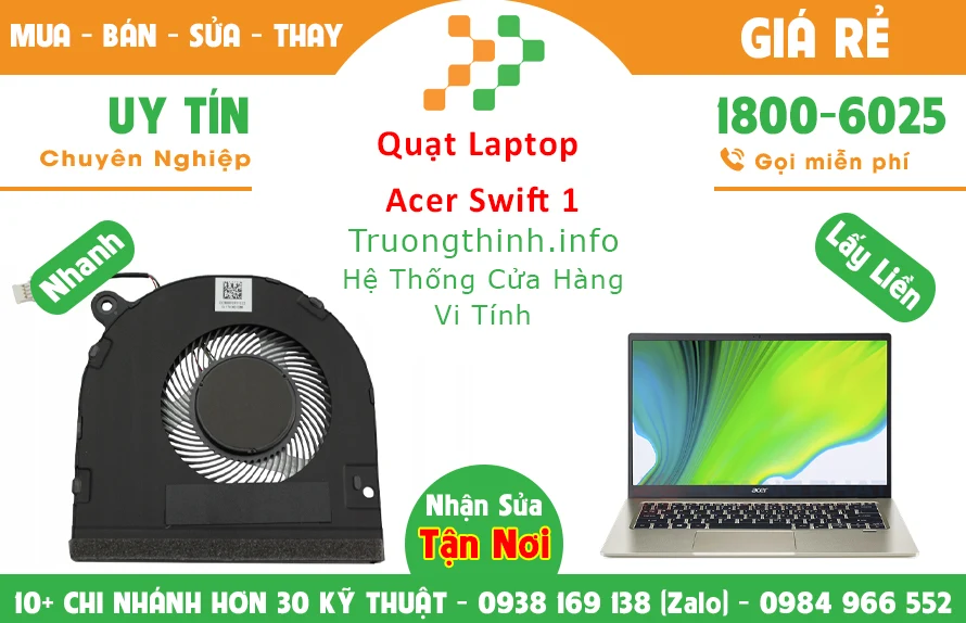 Thay Quạt Laptop Acer Swift 1