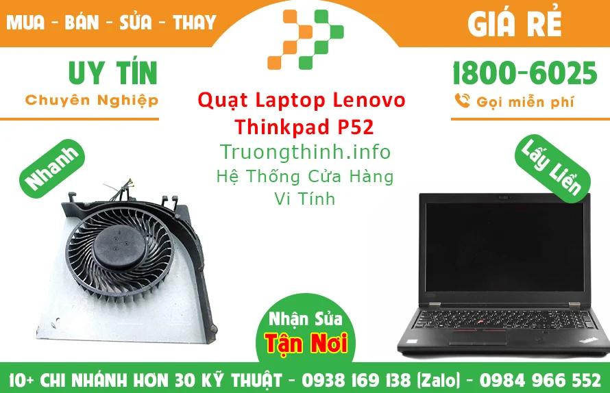 Thay Quạt Laptop Lenovo ThinkPad P52