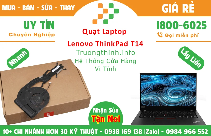 Thay Quạt Laptop Lenovo ThinkPad T14