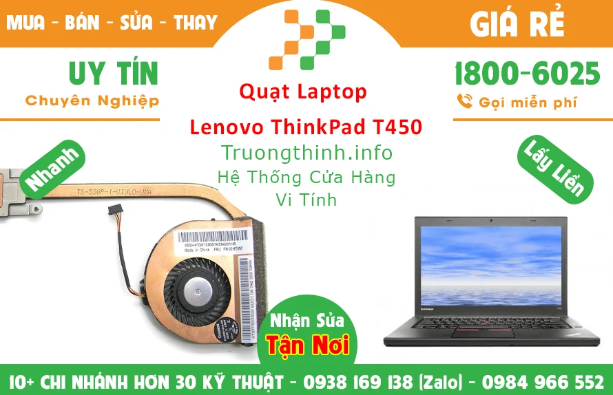 Thay Quạt Laptop Lenovo ThinkPad T450