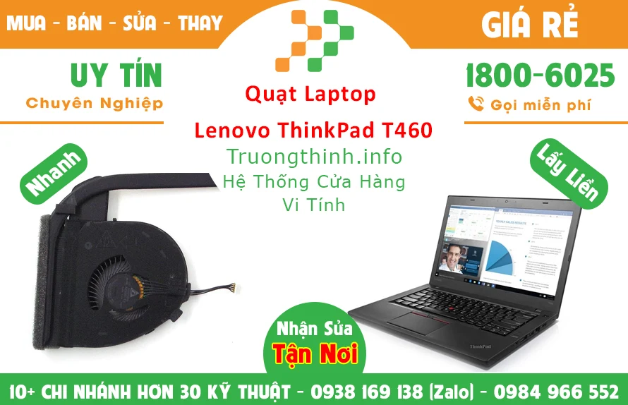 Thay Quạt Laptop Lenovo ThinkPad T460