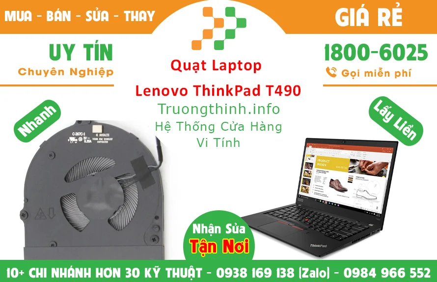 Thay Quạt Laptop Lenovo ThinkPad T490