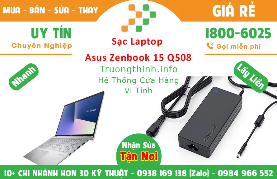 Sạc Laptop Asus Zenbook 15 Q508 Chính hãng