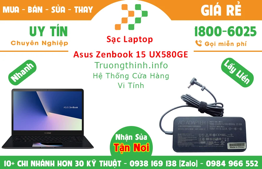 Sạc Laptop Asus Zenbook 15 UX580GE Chính hãng