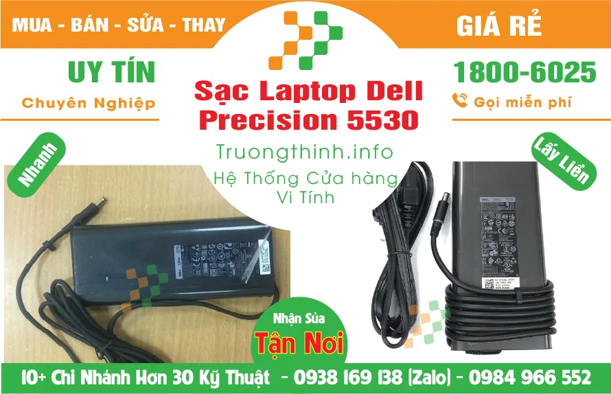 Sạc Laptop Dell Precision 5530 Giá Rẻ - Vi Tính Trường Thịnh