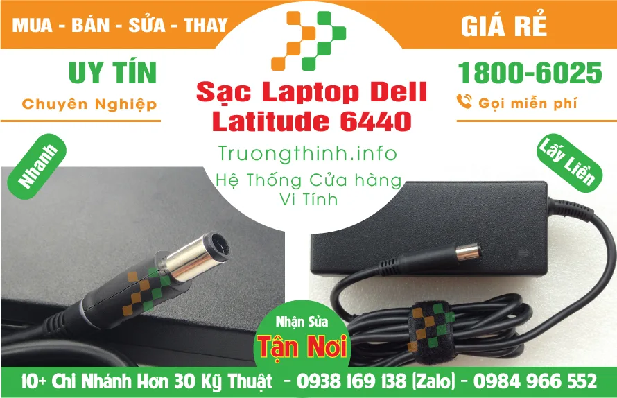 Sạc Laptop Dell Latitude 6440 - Vi Tính Trường Thịnh