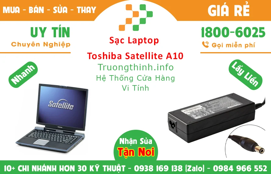 Sạc Laptop Toshiba Satellite A10 Chính hãng