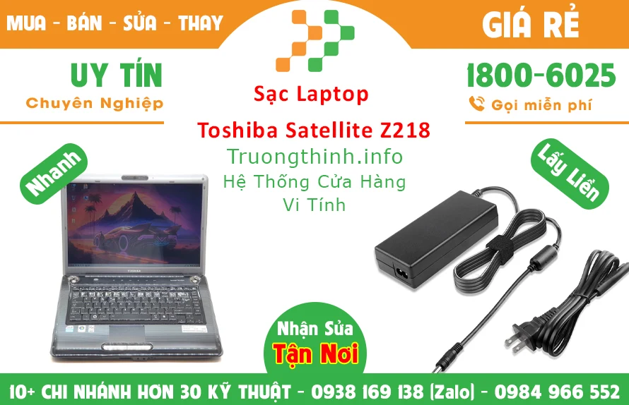 Sạc Laptop Toshiba Satellite Z218 Chính hãng