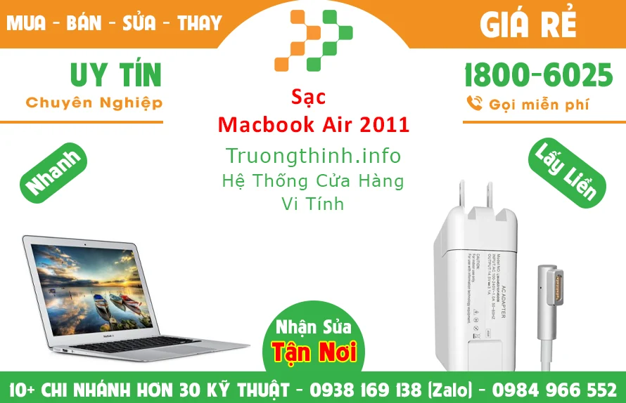 Sạc Macbook Air 2011