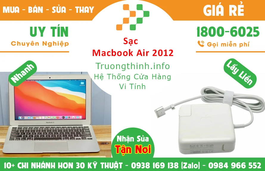 Sạc Macbook Air 2012