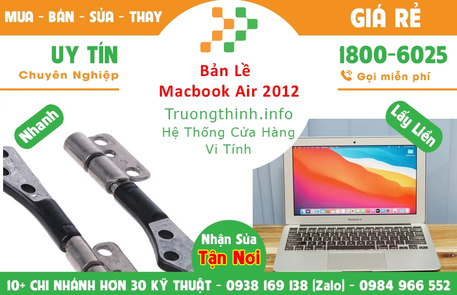 Bán Bản lề Macbook Air 2012