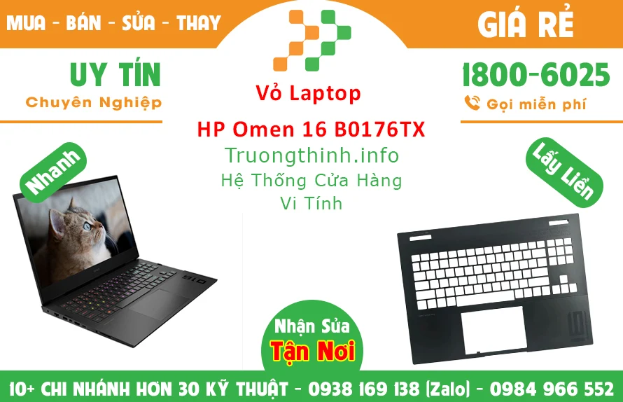 Vỏ Laptop HP Omen 16 B0176TX