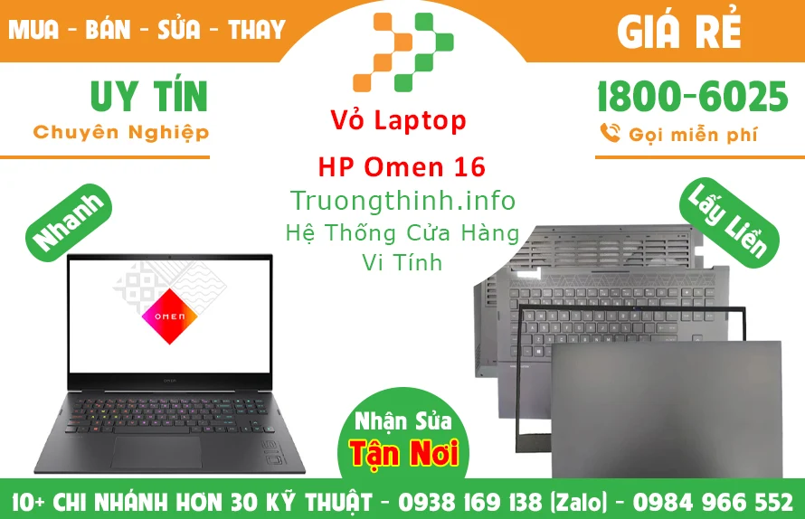 Vỏ Laptop HP Omen 16