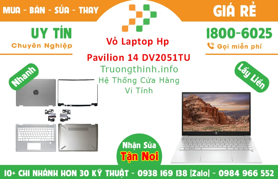 Vỏ Laptop HP Pavilion 14-DV2051TU