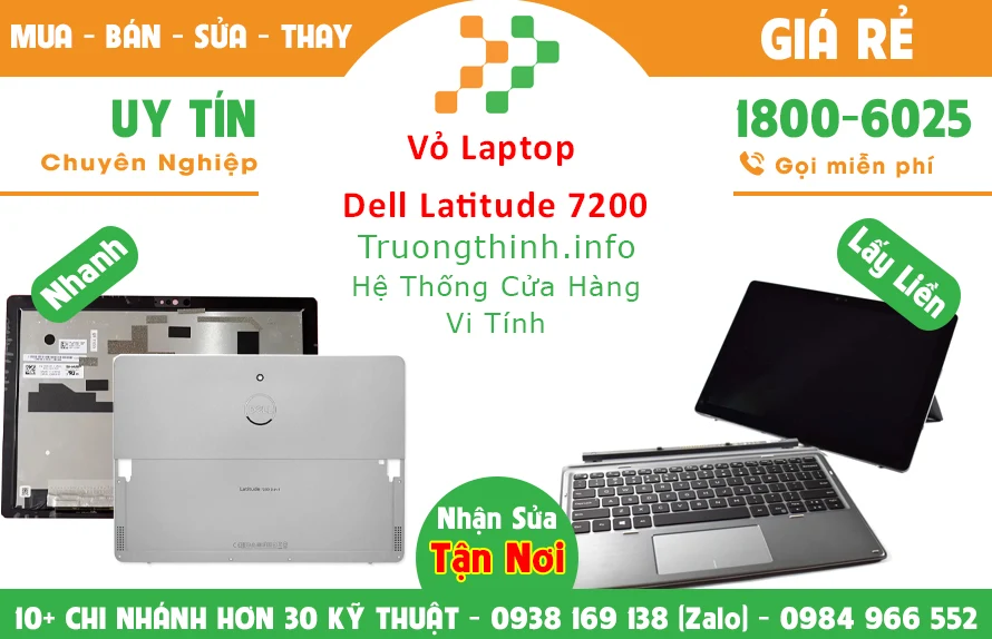 Vỏ Laptop Dell Latitude 7200