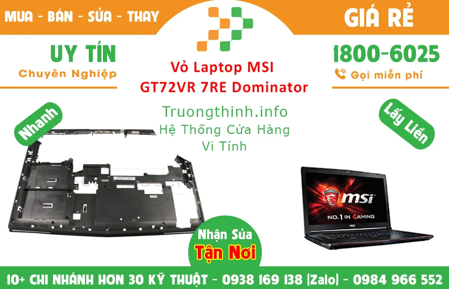 Vỏ Laptop GT72VR 7RE Dominator Giá Rẻ