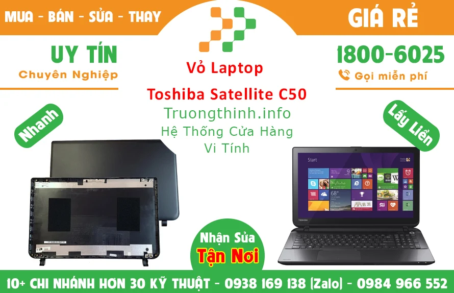 Vỏ Laptop Toshiba Satellite C50 chính hãng giá rẻ