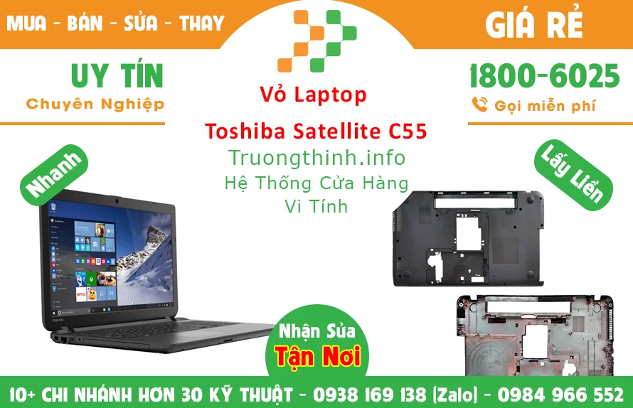 Vỏ Laptop Toshiba Satellite C55 chính hãng giá rẻ