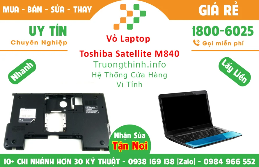 Vỏ Laptop Toshiba Satellite M840 chính hãng giá rẻ