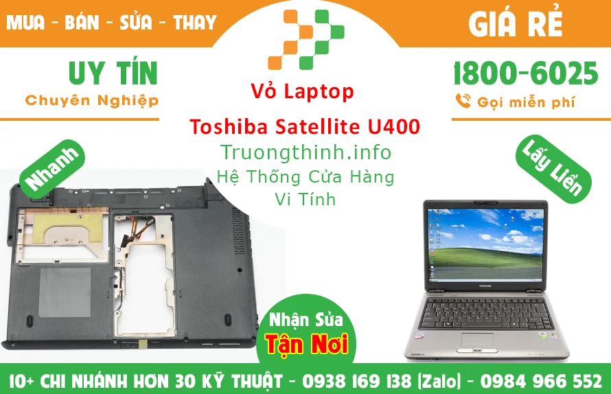 Vỏ Laptop Toshiba Satellite U400 chính hãng giá rẻ