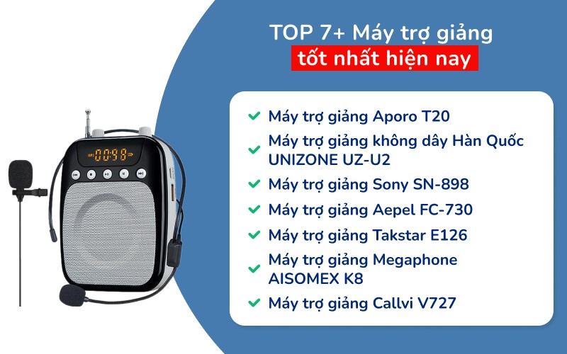 TOP 7+ Máy trợ giảng tốt nhất hiện nay