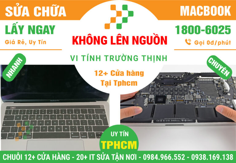 Sửa Chữa Macbook Không Lên Nguồn - Sập Nguồn