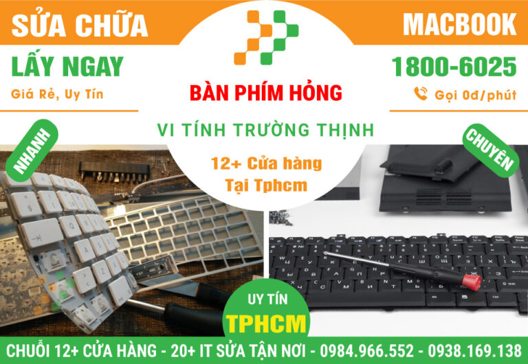 Sửa Chữa Bàn Phím Macbook Liệt Phím - Loạn Phím - Không Gõ Được