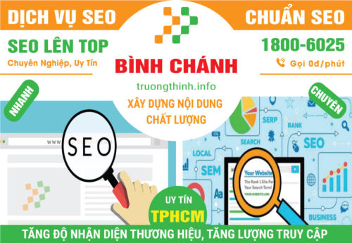 Dịch Vụ SEO Huyện Bình Chánh Chuyên Nghiệp