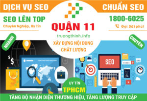 Dịch Vụ SEO Quận 11 – Xây Dựng Thương Hiệu