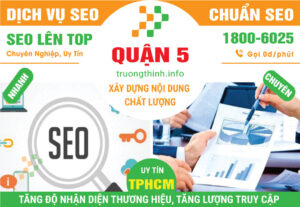 Dịch Vụ SEO Quận 5 – Tăng Doanh Số