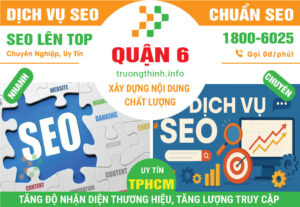 Dịch Vụ SEO Quận 6 – Tăng Lượng Truy Cập