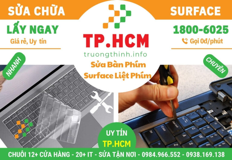 Sửa Bàn Phím Surface Liệt Phím - Loạn Phím