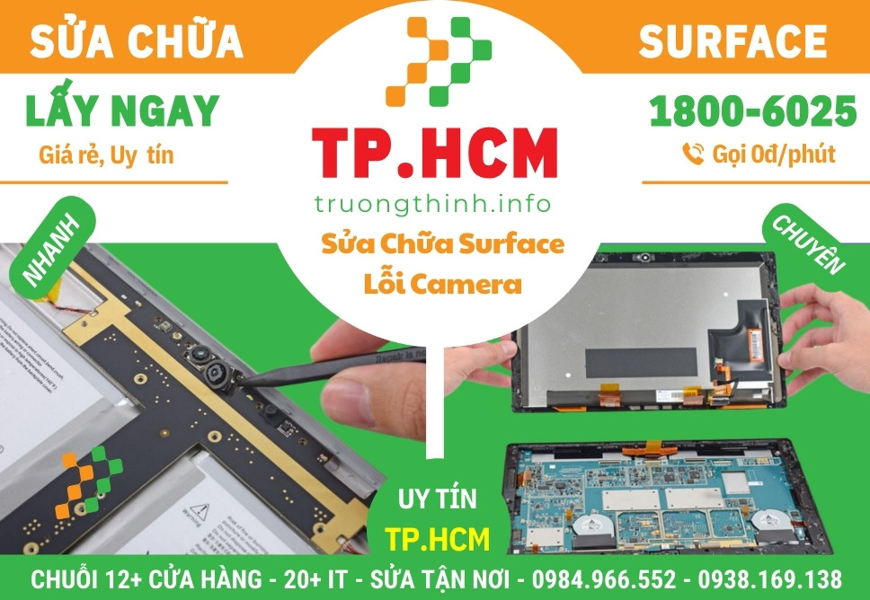 Sửa Chữa Surface Lỗi Camera – Không Gọi Video Được