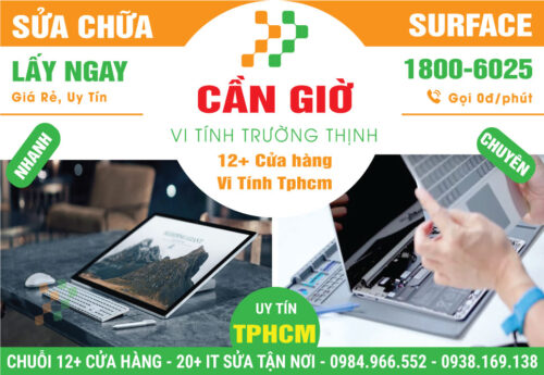 Sửa Surface Huyện Cần Giờ Nhanh Chóng